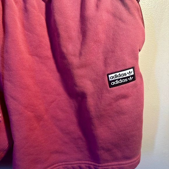 Adidas High Waisted Sweat Shorts - Picture 3 of 5